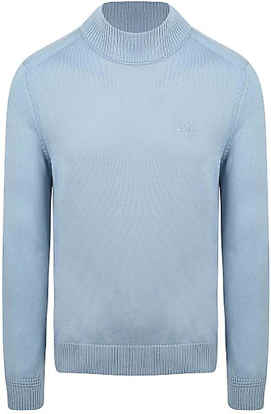 BOSS Turtleneck Pullover Avac Wool Blend Hellblau - Größe 3XL günstig online kaufen