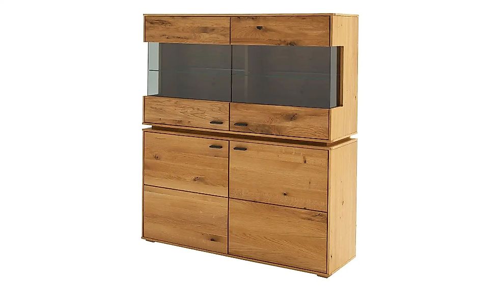 Woodford Highboard  Moris ¦ holzfarben ¦ Maße (cm): B: 123 H: 137 T: 38.0 K günstig online kaufen