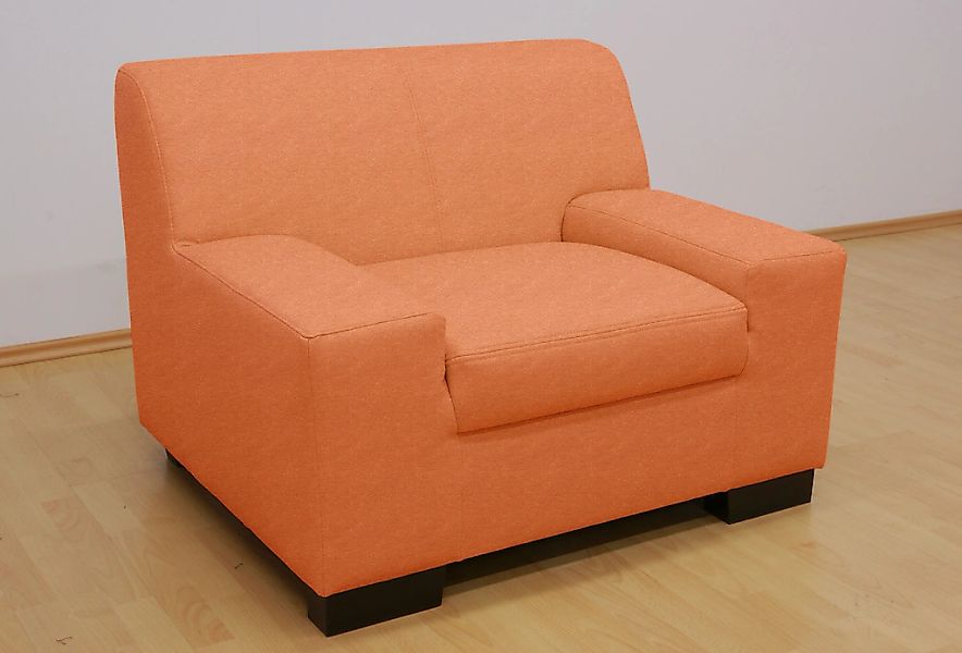 DOMO collection Sessel "Norma kubisch und zeitlos, komfortabel, flache Arml günstig online kaufen