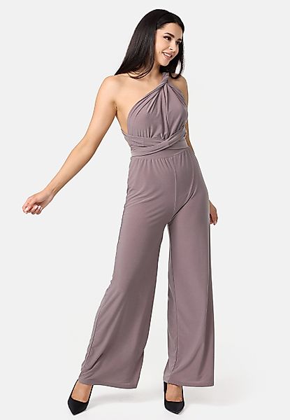 Worldclassca Jumpsuit Worldclassca Jumpsuit Backless Overall mit Gürtel Ärm günstig online kaufen