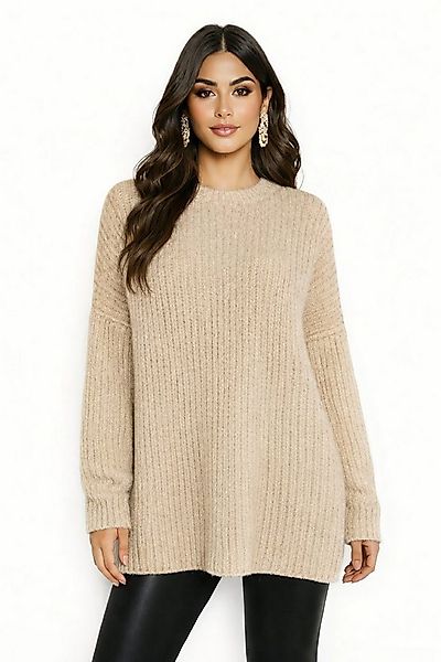 Worldclassca Longpullover WORLDCLASSCA Damen Oversize Strickpulllover Lang günstig online kaufen