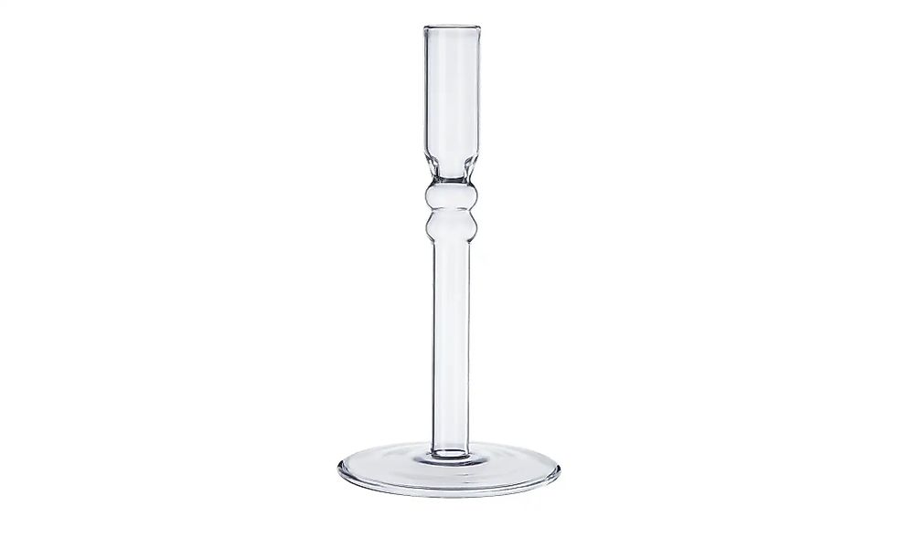 HOME STORY Kerzenständer   ¦ blau ¦ Glas ¦ Maße (cm): H: 20,5  Ø: 10 Access günstig online kaufen
