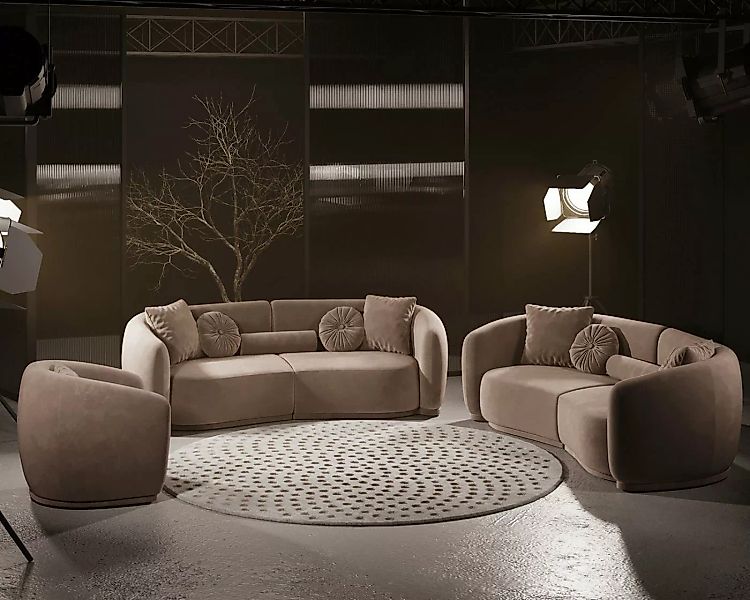 Möbeldreams Sofa Designer Sofa Set 3-3-1 Modern günstig online kaufen