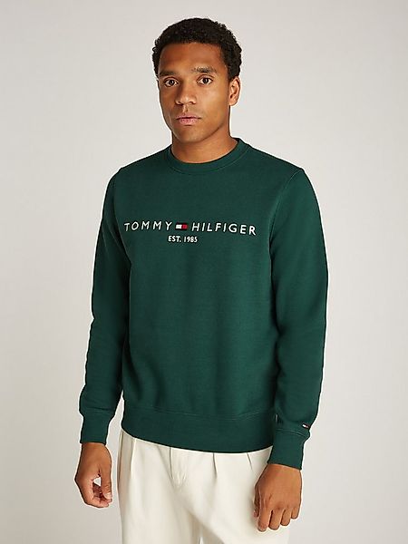 Tommy Hilfiger Sweatshirt TOMMY LOGO unifarben, casual, regular fit, Baumwo günstig online kaufen