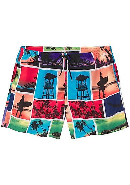John Devin Badeshorts mit Fotoprint-Design günstig online kaufen