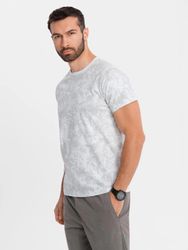 OMBRE Print-Shirt Gemustertes Baumwoll-T-Shirt für Herren günstig online kaufen