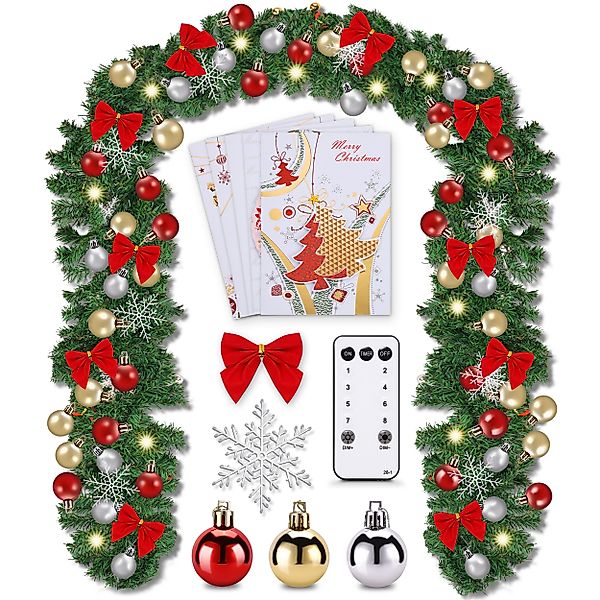Kunstgirlande Weihnachtsgirlande 5m 10m mit 200 günstig online kaufen