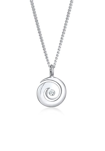 Elli Kette mit Anhänger Spirale Kristalle günstig online kaufen