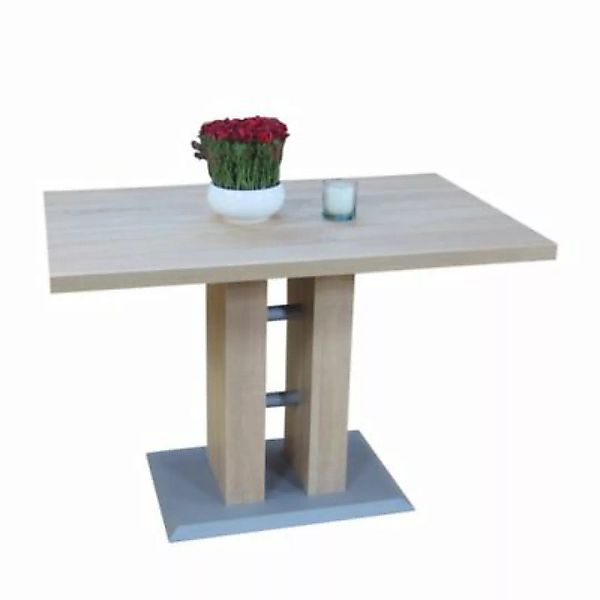 Säulentisch, 110x70 cm Andrea braun günstig online kaufen