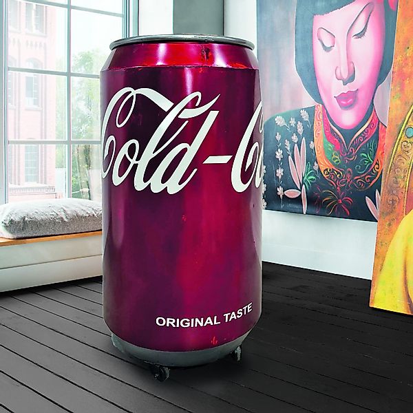 More2Home Barschrank Stehbar COLA-DOSE, Metall vintage günstig online kaufen