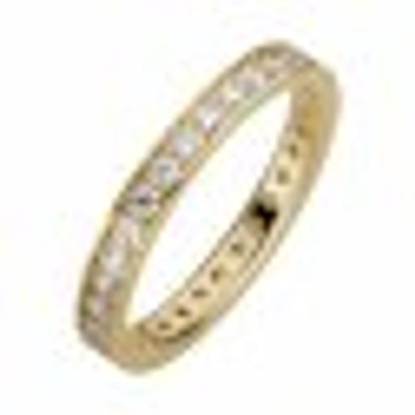 Ring 333/- Gelbgold glanz synth. Zirkonia günstig online kaufen