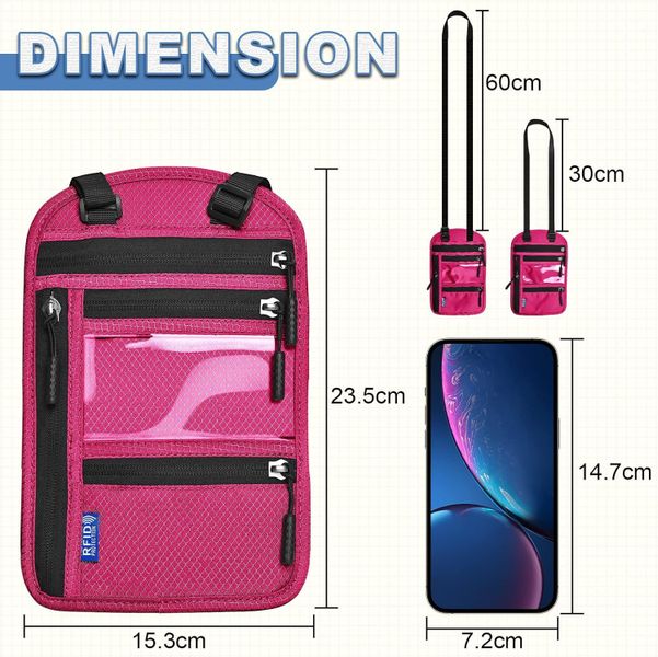 Coonoor Brustbeutel Brusttasche mit RFID-Schutz, Wasserdicht günstig online kaufen