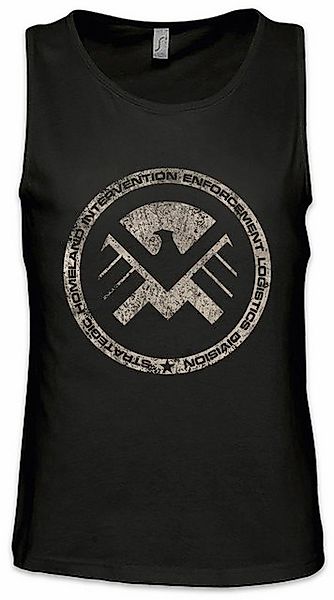 Urban Backwoods Tanktop S.H.I.E.L.D. Vintage Logo 3 Ärmelloses T-Shirt Nick günstig online kaufen