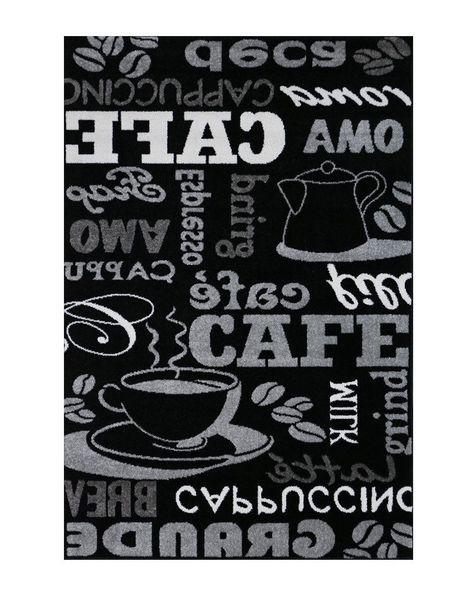 Vimoda Küchenläufer Trendiger Kaffee Teppich, Rechteckig, günstig online kaufen