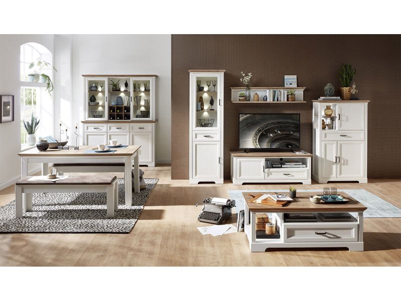 möbelando Highboard Jasmin, Highboard mit 3 günstig online kaufen
