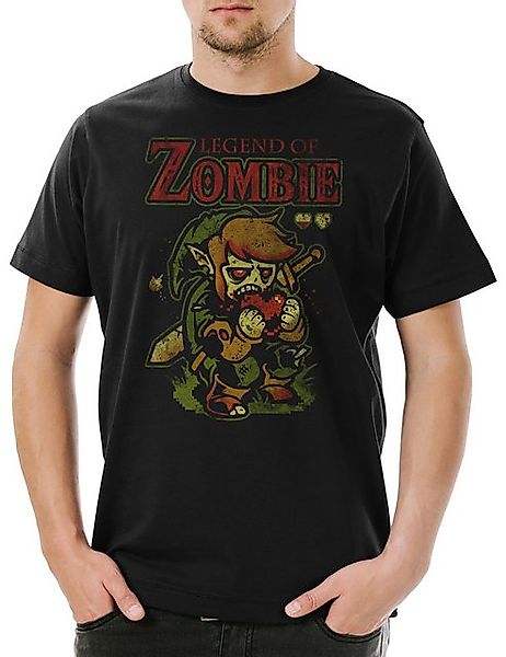 Urban Backwoods Print-Shirt Legend Of Zombie Herren T-Shirt Fun Zombie Hear günstig online kaufen