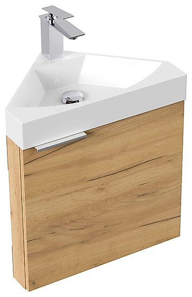 Magnolia Home Waschtisch Gäste WC Eckbadmöbel günstig online kaufen