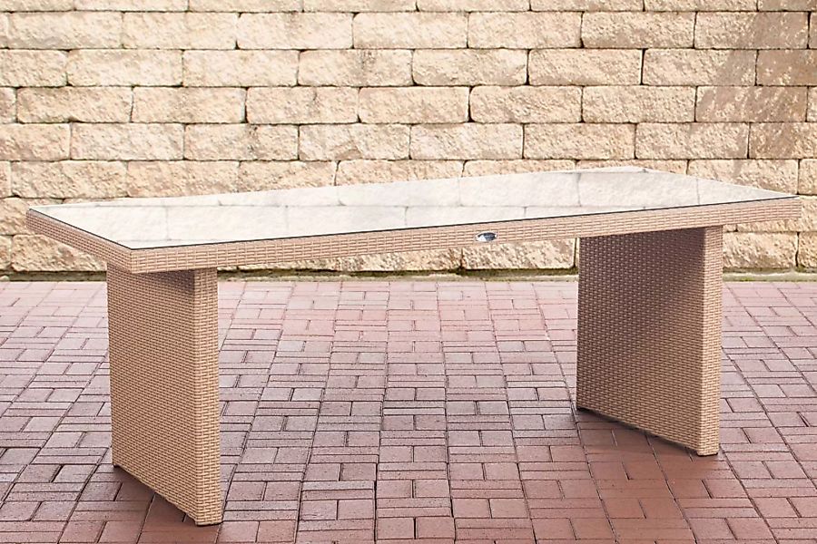 Polyrattan Tisch Avignon-sand-200 cm günstig online kaufen