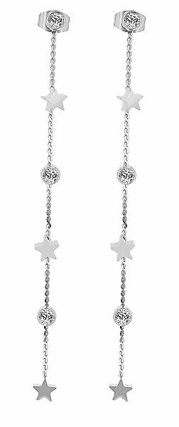 Adelia´s Paar Ohrhänger "Damen Ohrringe – Ohrstecker aus Edelstahl mit Stra günstig online kaufen