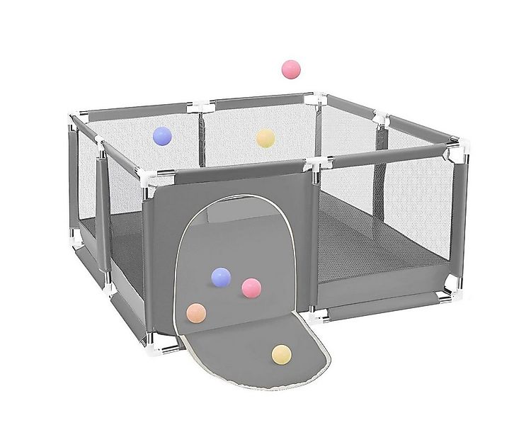Comomy Laufgitter, Baby Krabbelgitter Schutzgitter Laufgitterzelt 128x128x6 günstig online kaufen