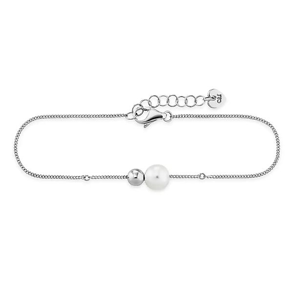 CAÏ Armband "925/- Sterling Silber rhodiniert Perle Kugel" günstig online kaufen