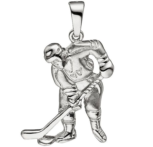 Schmuck Krone Kettenanhänger Anhänger Eishockey Spieler aus 925 Silber, Sil günstig online kaufen