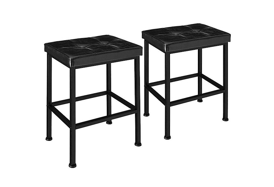 tectake Barhocker 2er Set Barhocker, gepolstert günstig online kaufen