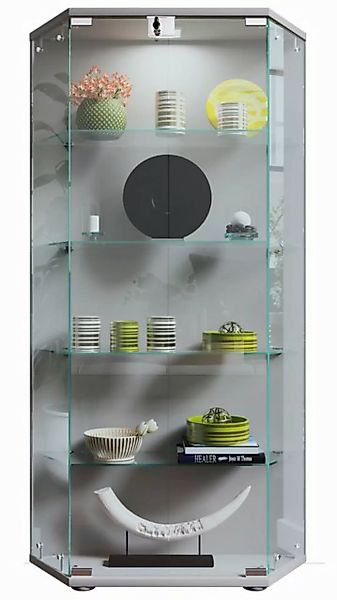 VCM Vitrine "Holz Glas Stand Vitrine Sammelvitrine Cenila L", (1 St.) günstig online kaufen