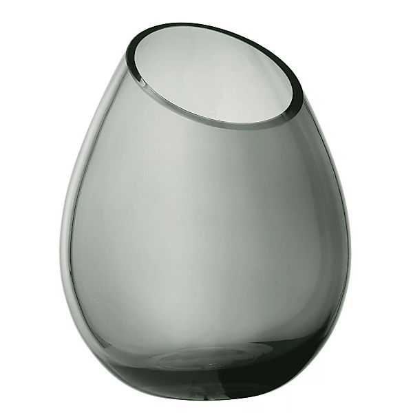 Blomus - Drop Vase Ø 19cm - rauch/H 24cm / Ø 19cm günstig online kaufen