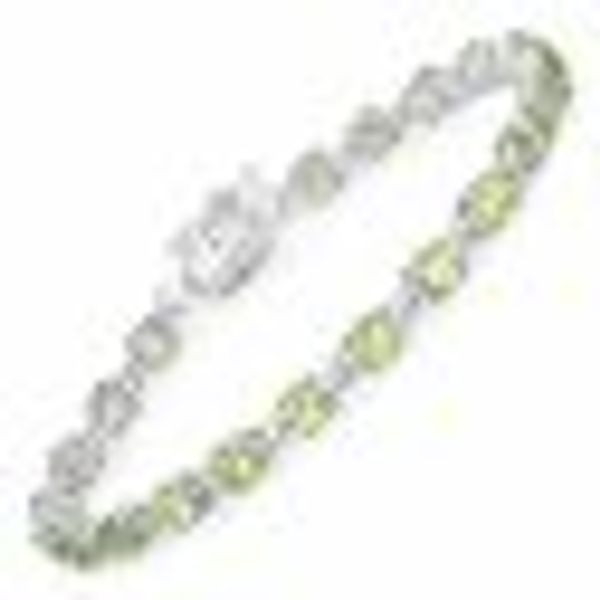 Armband 925-Sterling Silber rhodiniert Peridot rund günstig online kaufen