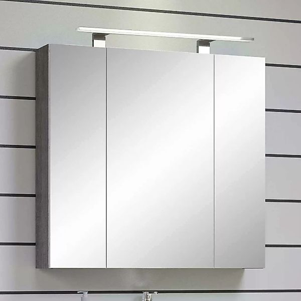 Badezimmerspiegelschrank in modernem Design 80 cm breit günstig online kaufen