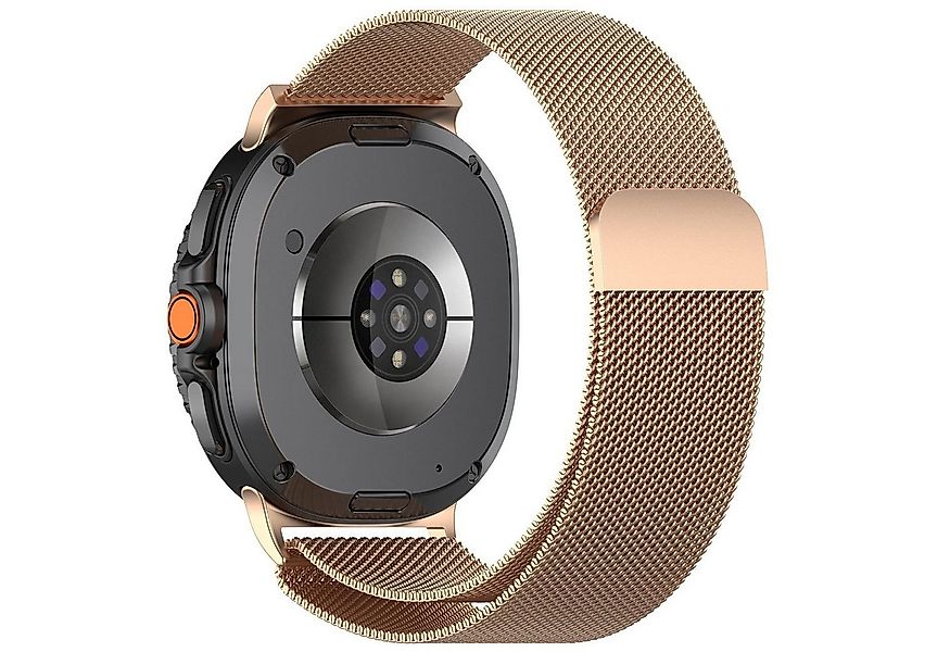 Wigento Smartwatch-Armband Für Samsung Galaxy Watch 8 / 8 Classic Metall Me günstig online kaufen