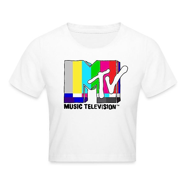Spreadshirt T-Shirt MTV Music Television TV-Statik-Logo günstig online kaufen