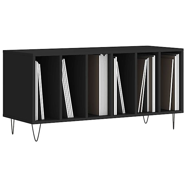 vidaXL Media-Regal Plattenschrank Schwarz 100x38x48 cm günstig online kaufen
