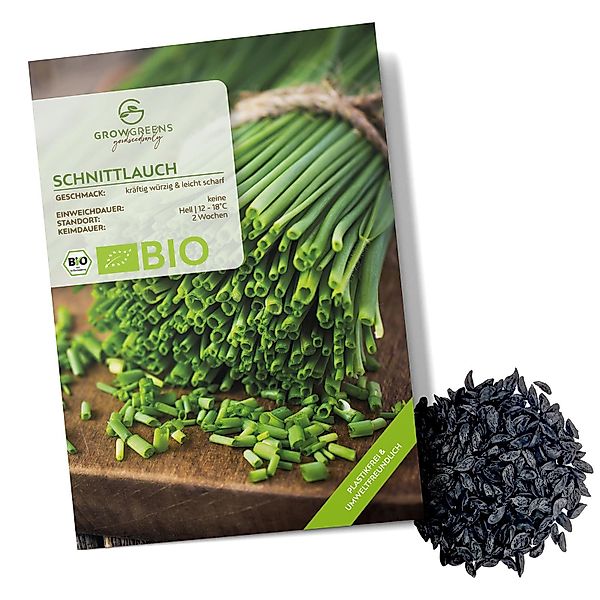 Growgreens Kräutersamen BIO Schnittlauch Samen - günstig online kaufen