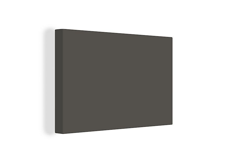 OneMillionCanvasses® Leinwandbild Grau - Farben - Einfarbig, Fotodruck (1 S günstig online kaufen