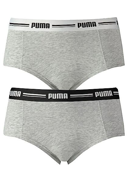 PUMA Panty PUMA WOMEN MINI SHORT 2P PACK (Packung, 2er Pack) mit markantem günstig online kaufen