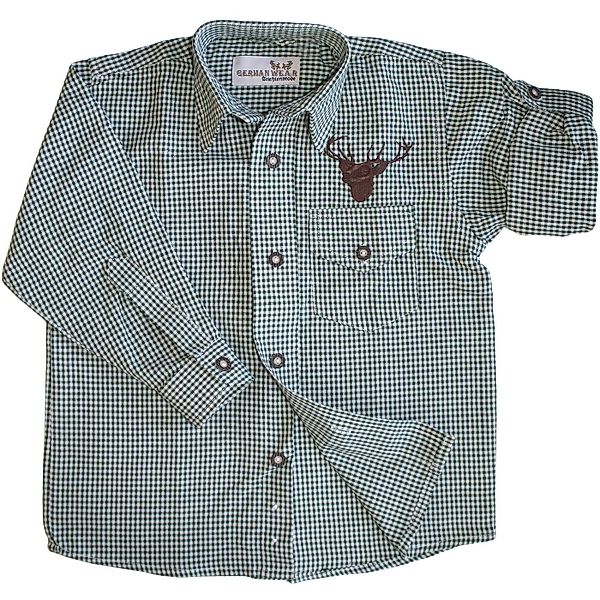 German Wear Trachtenhemd GW1208-H Herren karo günstig online kaufen