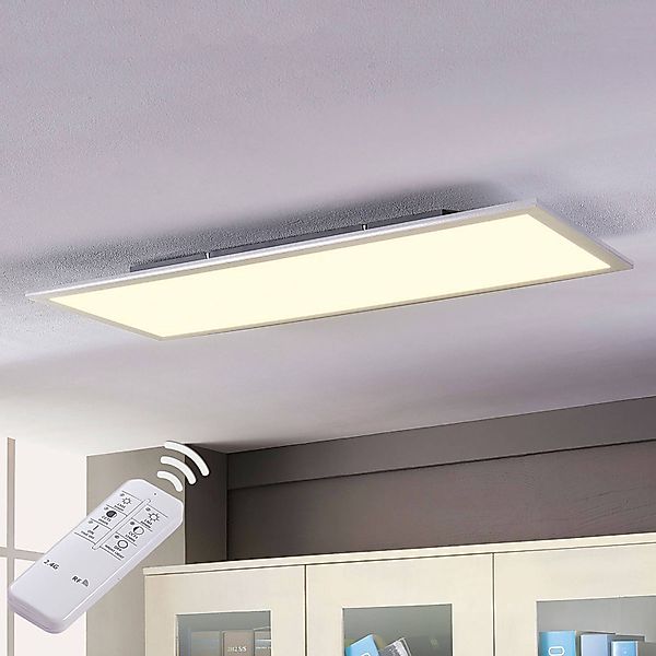 Lindby LED-Panel Livel, CCT, 120 cm x 30 cm, Fernbedienung günstig online kaufen