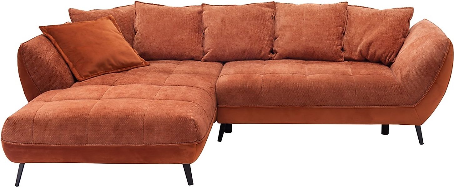 exxpo - sofa fashion Ecksofa »Midway mit einfacher Easy-Lift-Bettfunktion, günstig online kaufen