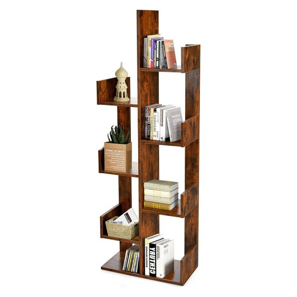 KOMFOTTEU Bücherregal Standregal, mit 8 fächern, günstig online kaufen