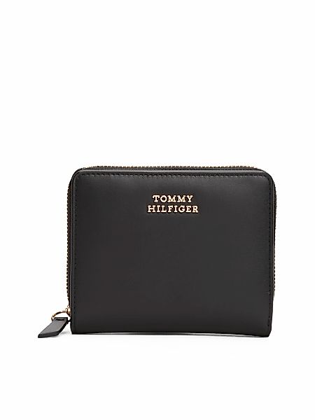 Tommy Hilfiger Geldbörse "TH LEATHER SLG MED ZA FLAP", Damen-Geldbeute, Por günstig online kaufen
