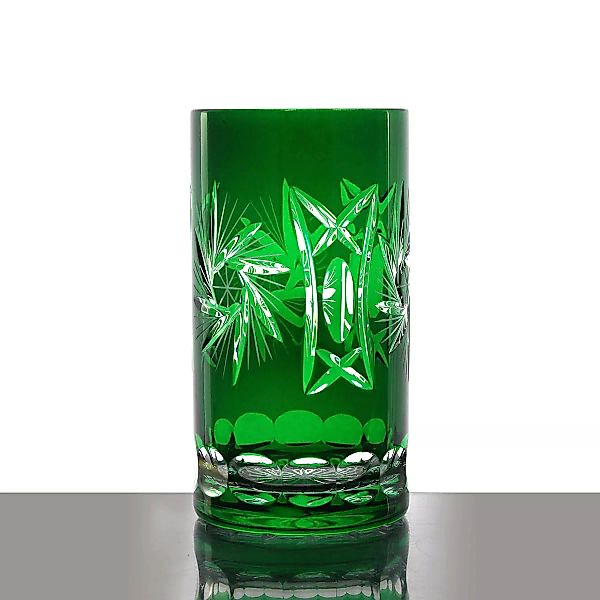 Longdrinkglas Schleuderstern 340ml grün günstig online kaufen