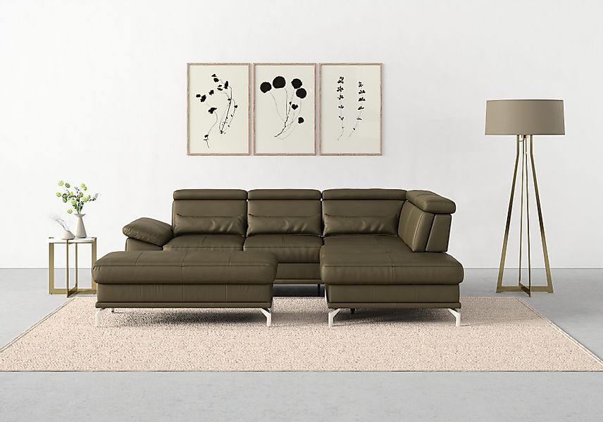 sit&more Ecksofa Cabrio L-Form, mit Sitztiefenverstellung, günstig online kaufen