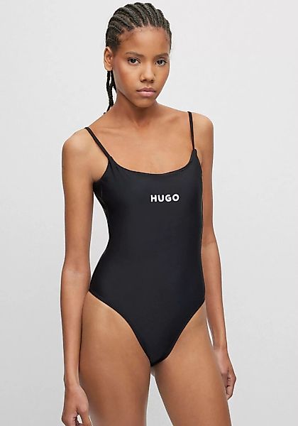 HUGO Badeanzug "PURE SWIMSUIT", mit Logoschriftzug günstig online kaufen