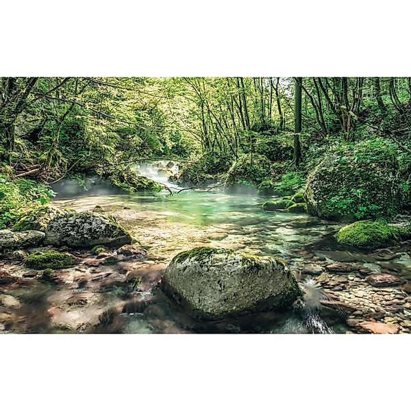 Komar Fototapete Vlies Tranquil Pool  400 x 250 cm günstig online kaufen