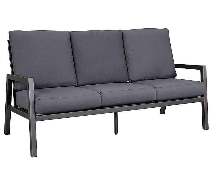 Gardissimo Gartenbank 3 Sitzer Alu Lounge Sofa Sessel Gartensofa Bank Ontar günstig online kaufen