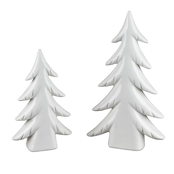 formano Skulptur Basic, Farbe: Weiß, Motiv: Tannenbaum günstig online kaufen