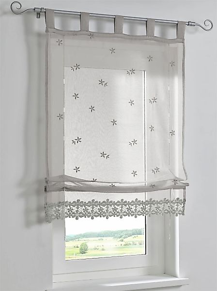 heine home Raffrollo mit Schlaufen günstig online kaufen