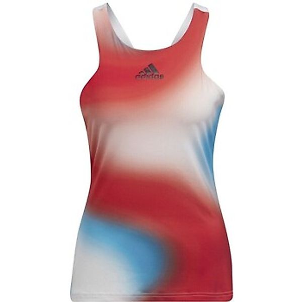 adidas Performance Tanktop Tennis-Tank Melbourne Printed rot/blau/weiss Dam günstig online kaufen
